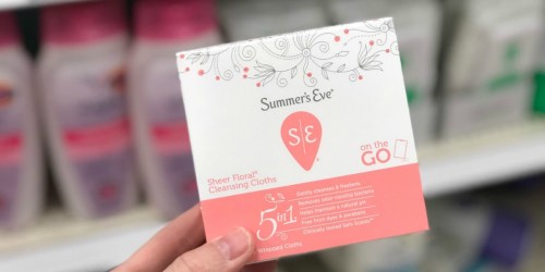 Summer’s Eve Wipes Only 32¢ at Target + More