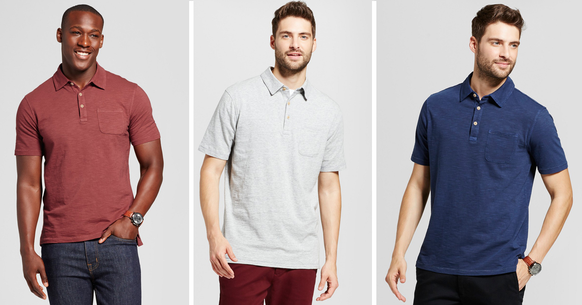 Target.com: 70% Off Men's Polo Shirts & More