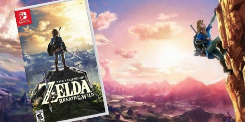The Legend of Zelda Breath of the Wild Nintendo Switch Game Only $44.99 Shipped (Regularly $60)