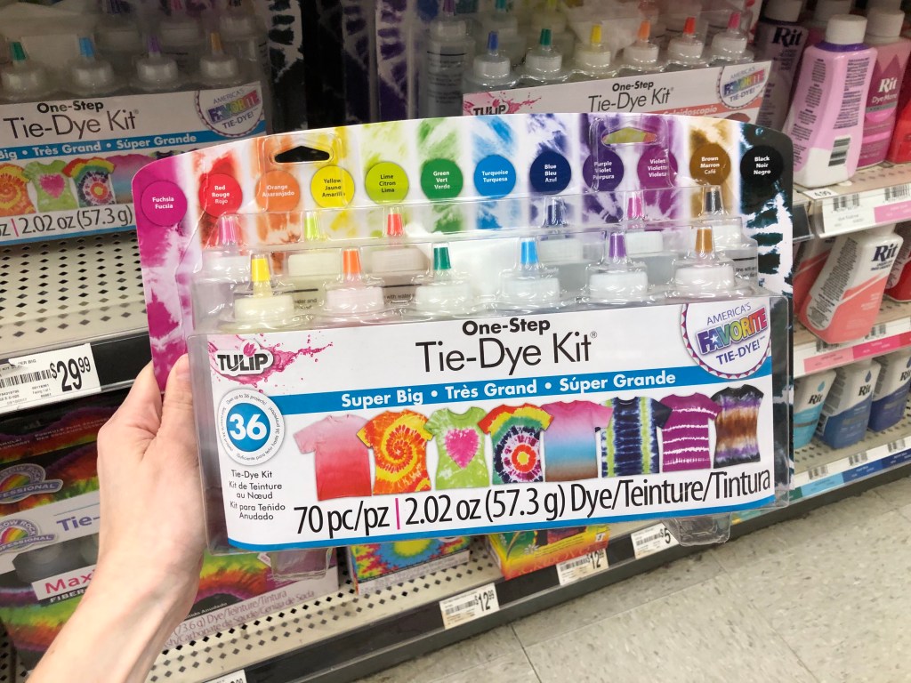 hand holding One-Step Tie-Dye Kit