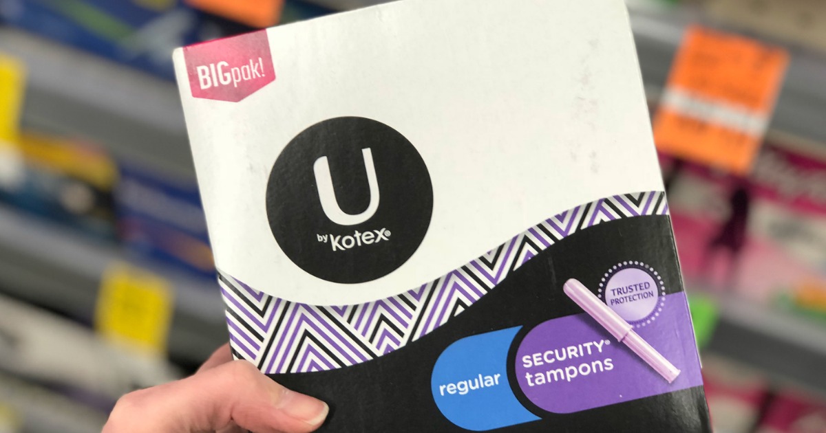 Walgreens U By Kotex 34 Count Tampons As Low As 1 79 After Ibotta Regularly 10 Hip2save