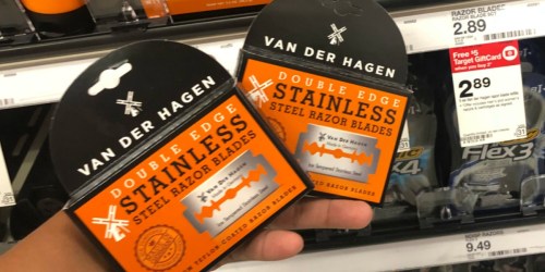 Van Der Hagen Razor Blades 5-Pack Only 39¢ Each After Target Gift Card