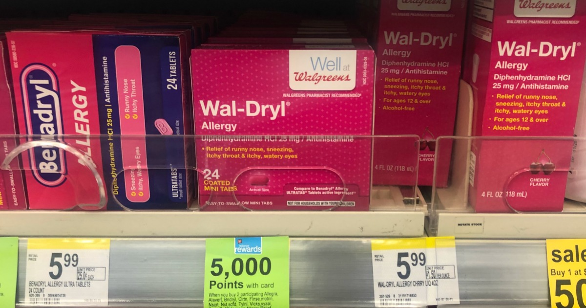 Walgreens Allergy Relief Tabs Only 49¢ Per Box After Points • Hip2Save