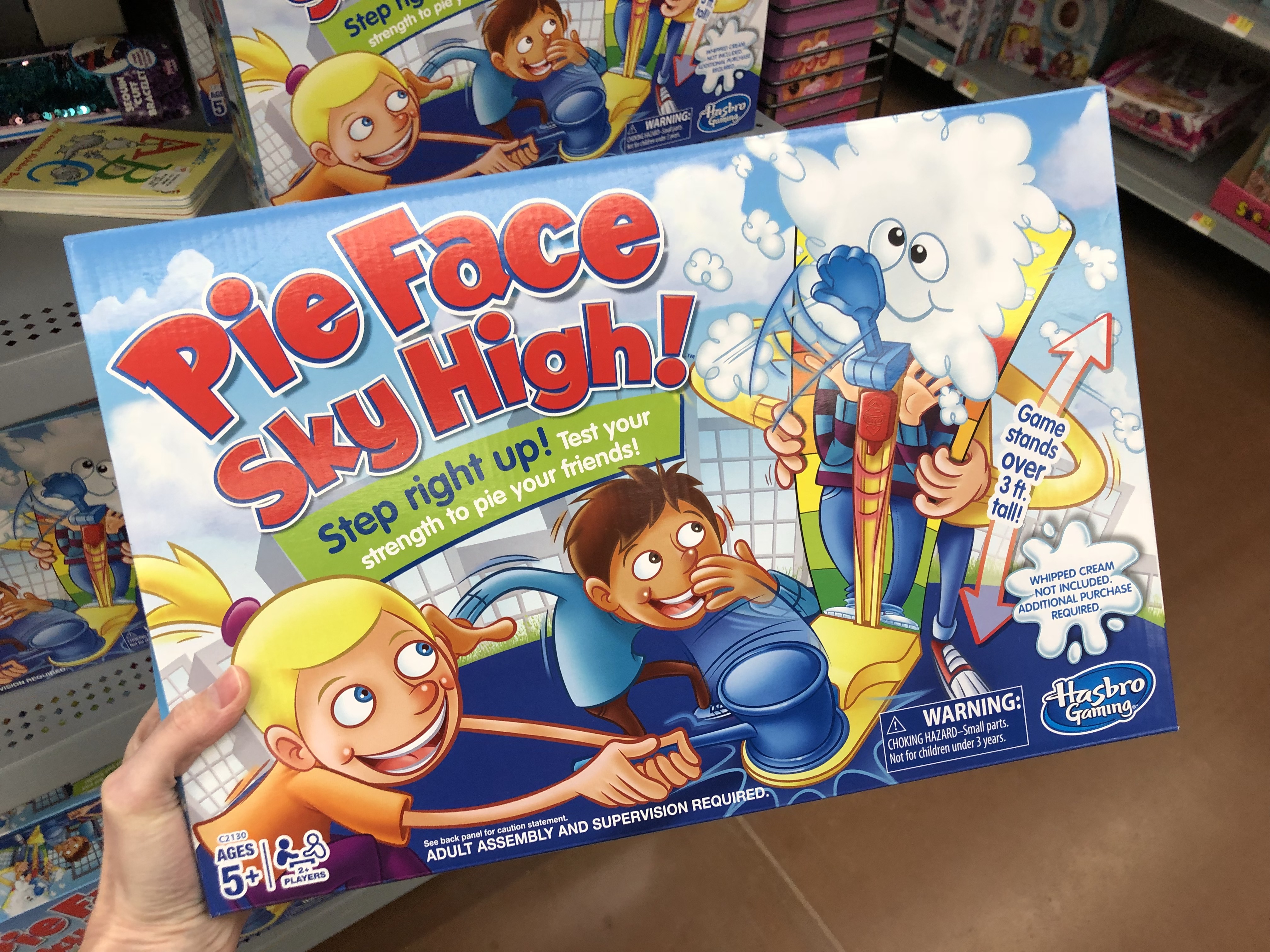 Pie face sale sky high walmart