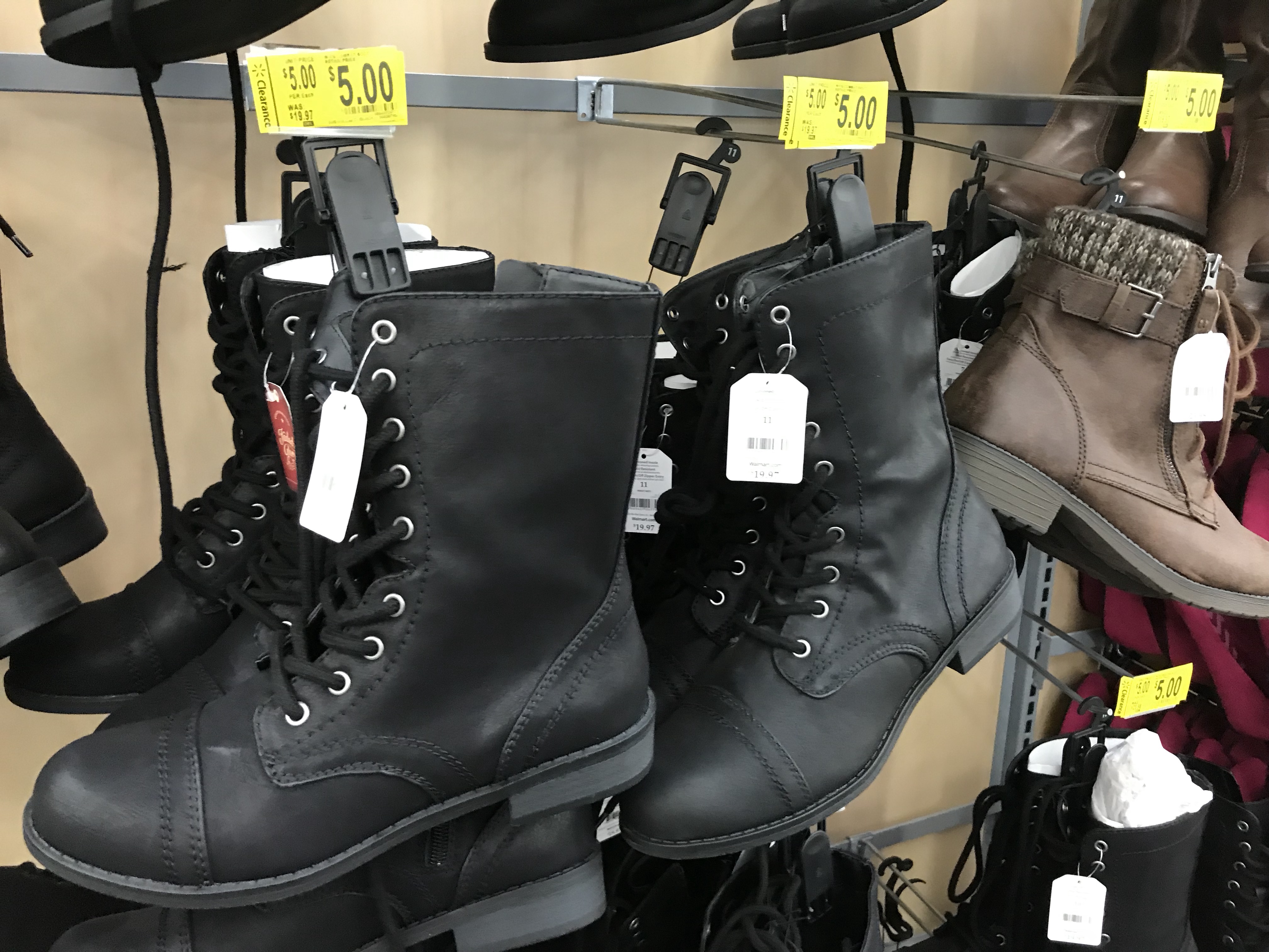 womens combat boots clearance