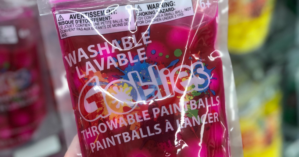 Goblies Throwable & Washable Paintball Packs Just 3.75 (Regularly 7