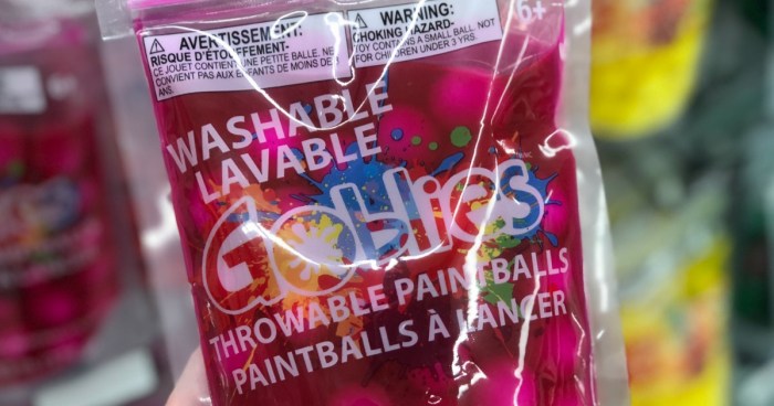 Goblies Throwable Paintballs Pink 40 CT 