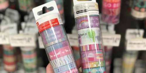 Washi Tape 8-Pack Tubes Just $3.75 Each (Regularly $15) at Michaels – Today Only