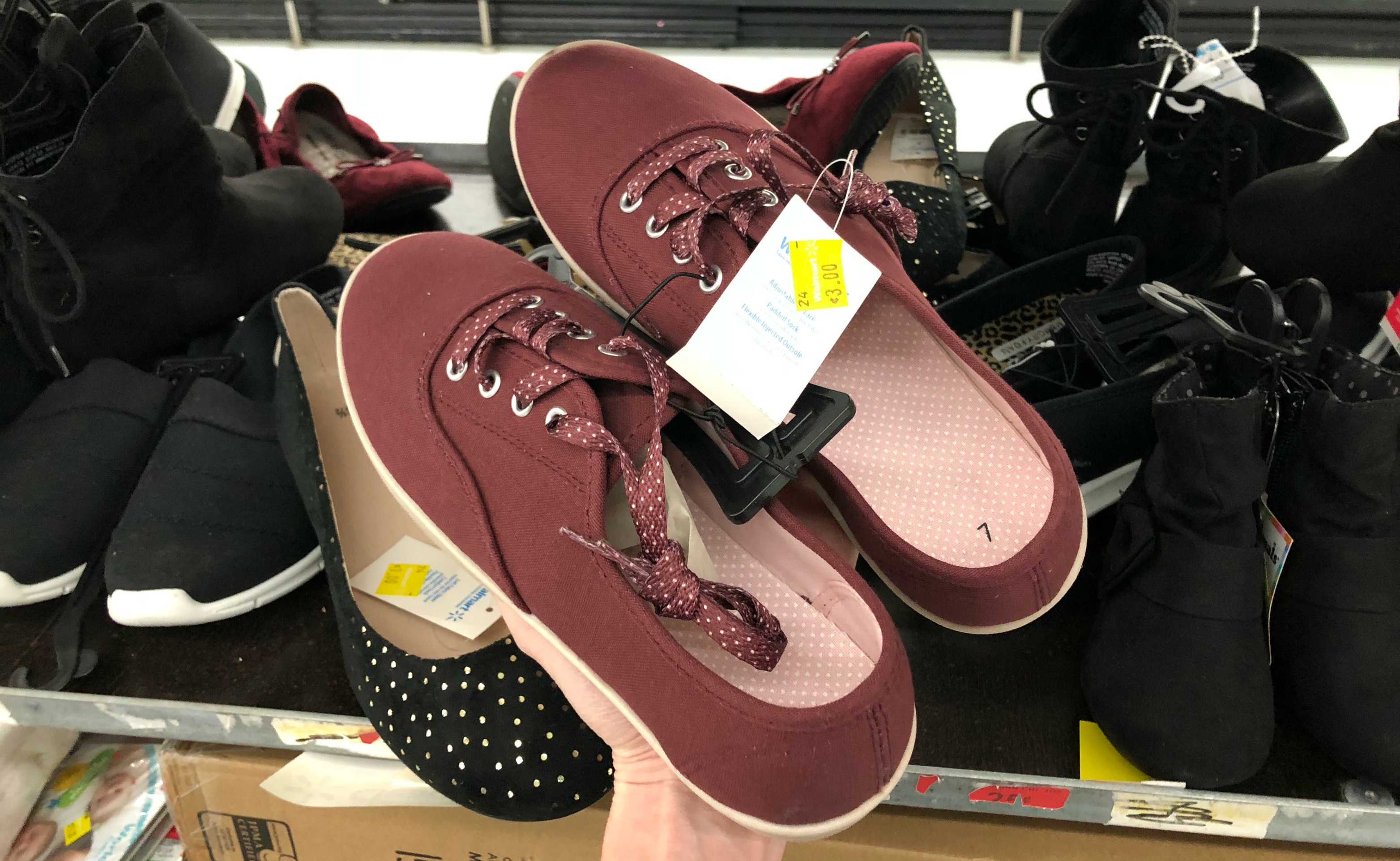 Walmart on sale shoe dept