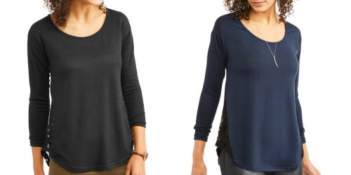 Walmart.com: Womens Long Sleeve T-Shirt Just $2.50 (Regularly $15) + More