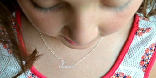 Zales Personalized Sterling Silver Necklace Just $17.99 Shipped (Regularly $99)