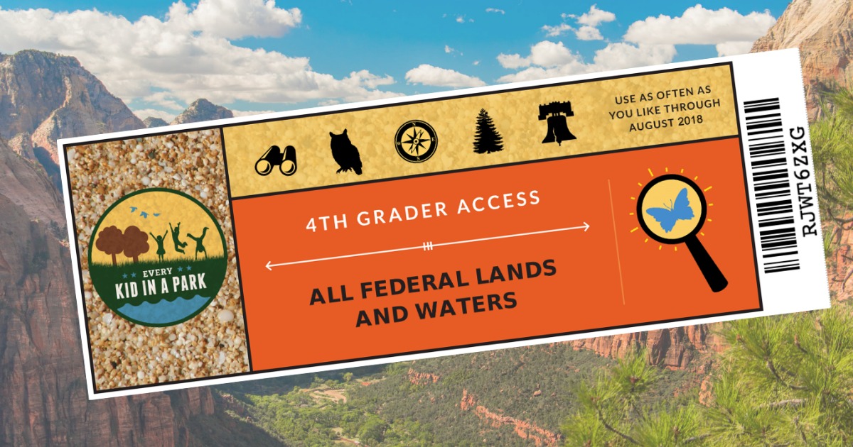 FREE National Parks Membership for Families with 4th Graders (Through