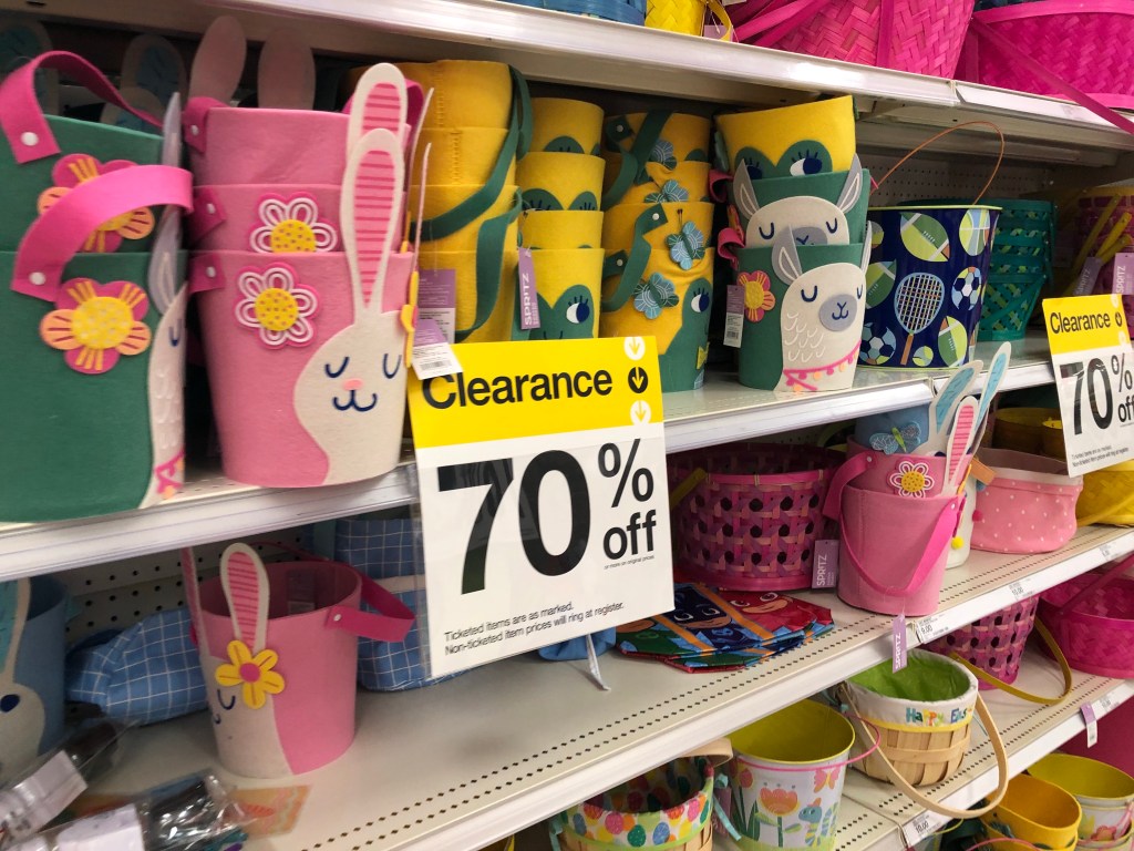 70 Off Easter Clearance at Target (Possibly up to 90 Off at Select