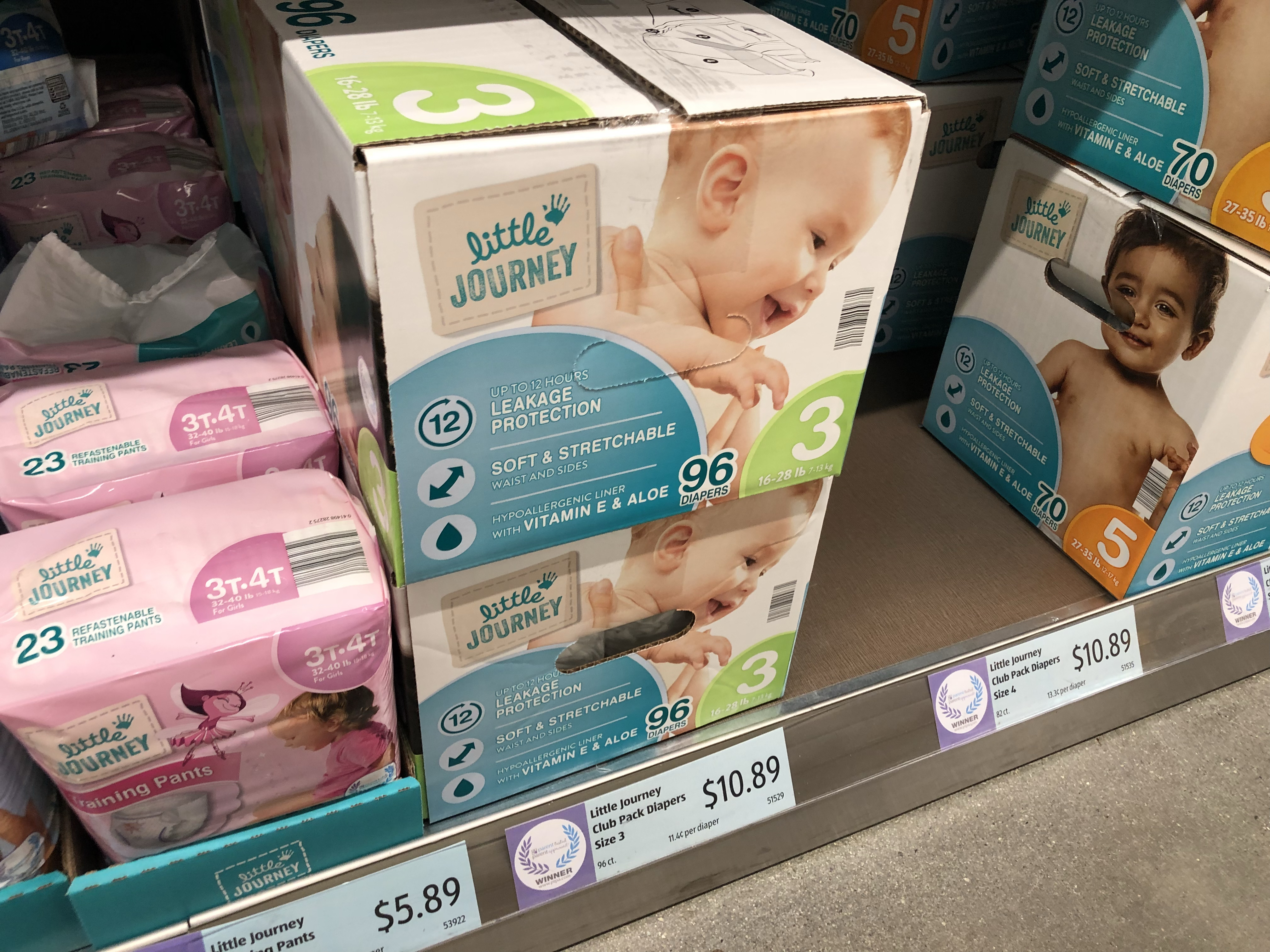 If you love Aldi, you'll love deals on toilet paper and these Little Journey diapers.