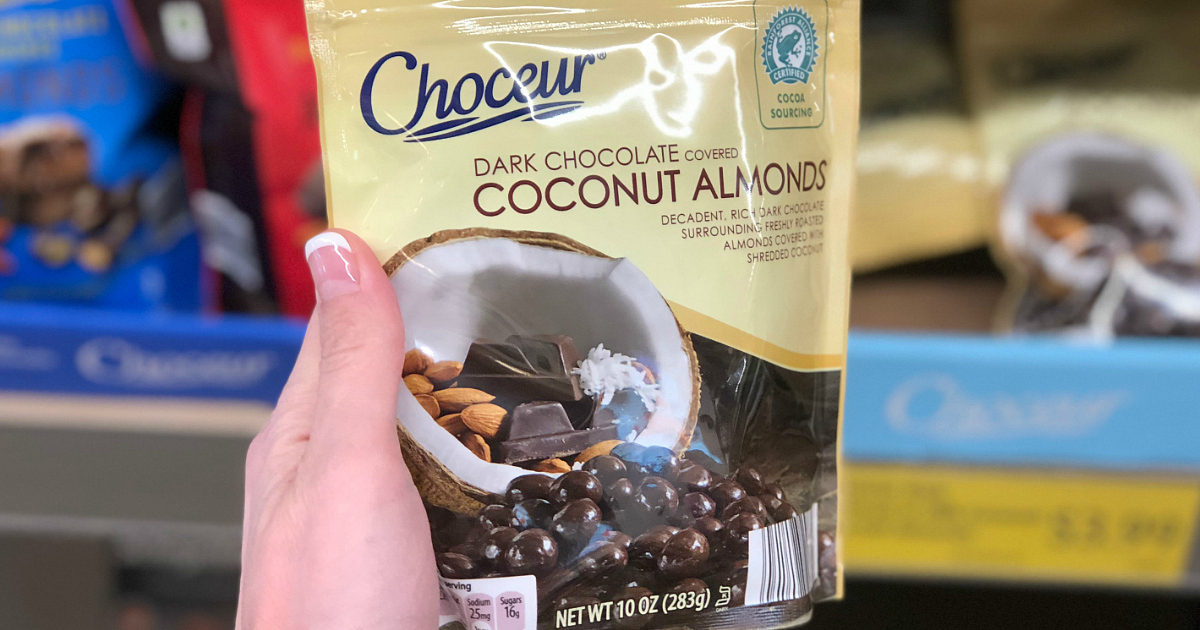These dark chocolate coconut almonds are one of the 19 ALDI April deals you need to see!