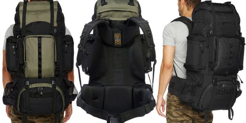 AmazonBasics Internal Frame Hiking Backpack w/ Rainfly ONLY $40 Shipped