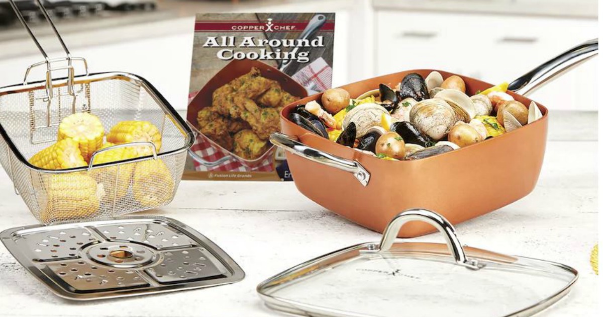 As Seen on TV Copper Chef 5Piece Cooking Set Only 33.99