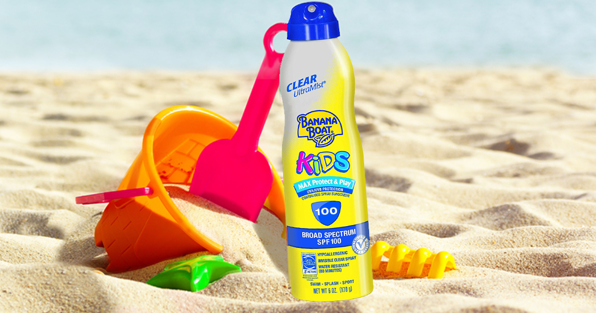 Amazon: Banana Boat Kids Clear UltraMist 100SPF Sunscreen ONLY $5 Shipped