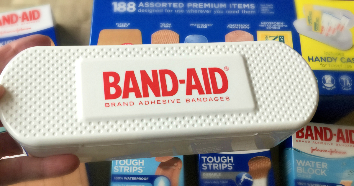 band aid travel case