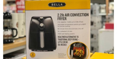 Macy’s.com: Bella Air Fryer Only $39.99 (Regularly $100)