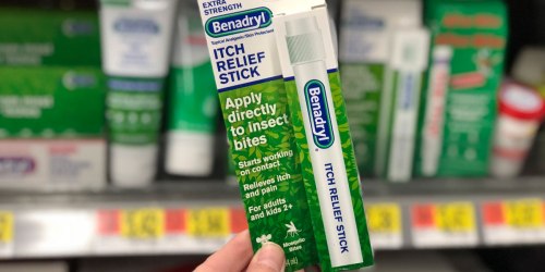 Mosquitoes Are Coming! Benadryl Itch Relief Stick Just $1.38 At Walmart