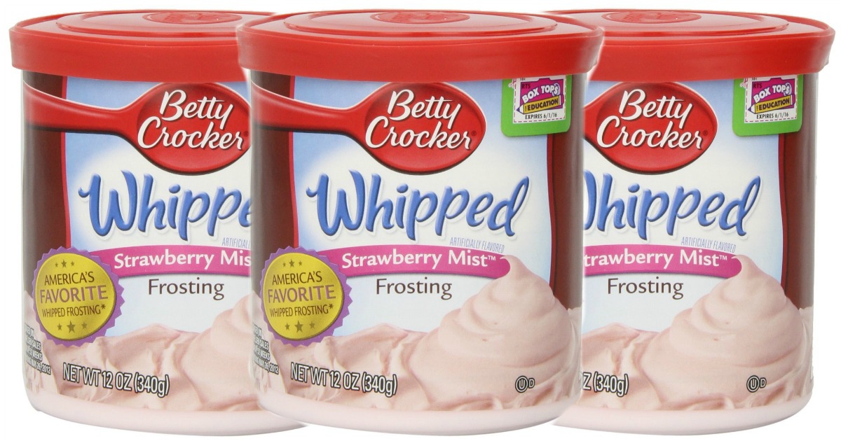 Amazon Prime EIGHT Betty Crocker Strawberry Whipped Frosting Canisters