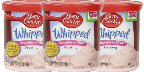 Amazon Prime: EIGHT Betty Crocker Strawberry Whipped Frosting Canisters Just $6.40 Shipped