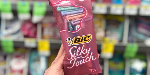 BIC Silky Touch Disposable Razors 10-Count Pack ONLY 99¢ at Walgreens