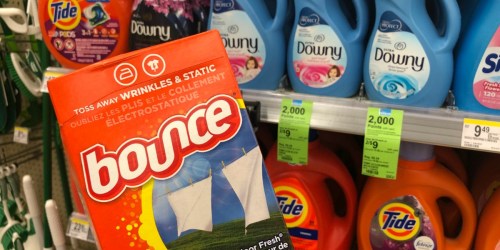 Over $15 Worth of P&G Products Just $3.98 After Walgreens Rewards (Bounce, Downy & More)