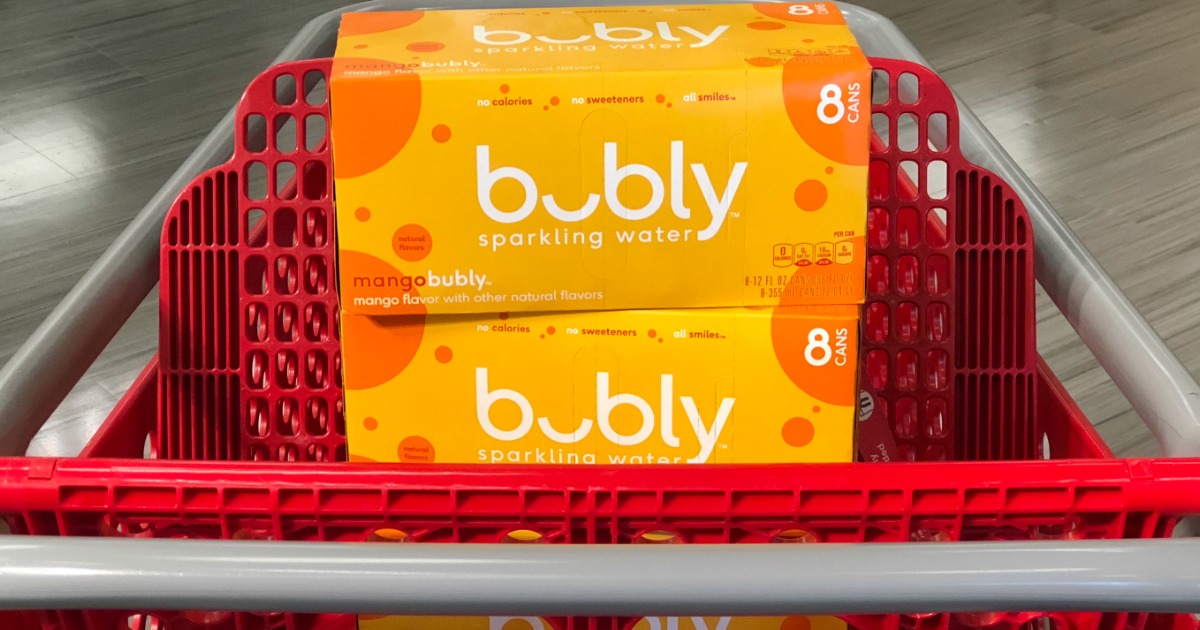 Bubly Sparkling Water 8Pack Only 2.50 After Target Gift Card (Just