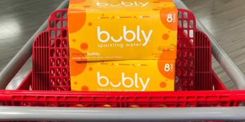 Bubly Sparkling Water 8-Pack Only $2.50 After Target Gift Card (Just Use Your Phone)