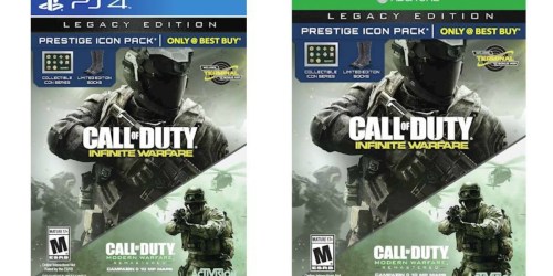 Call of Duty: Infinite Warfare Legacy Edition Pack Just $29.99 (Regularly $95) at Best Buy