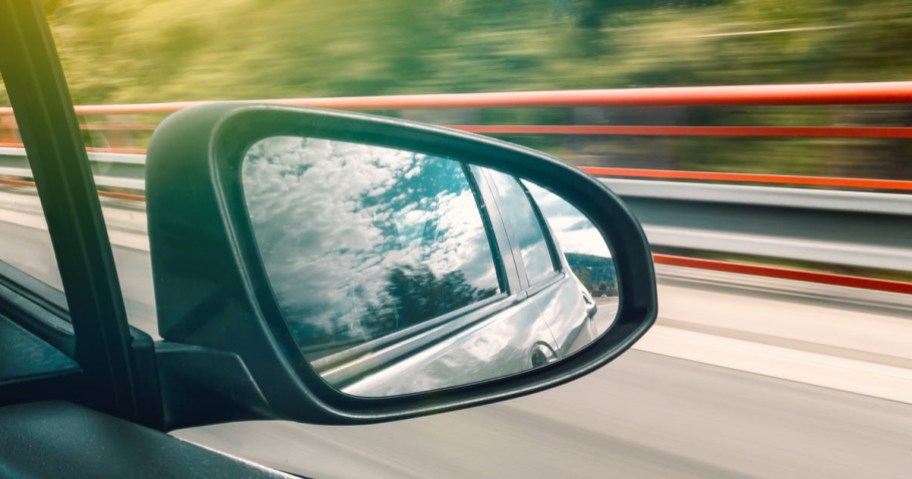 car rear view mirror