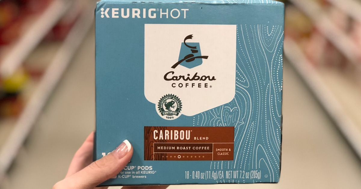 Target Caribou Coffee 18Count KCups Only 6.29 (Just 35¢ Per KCup)