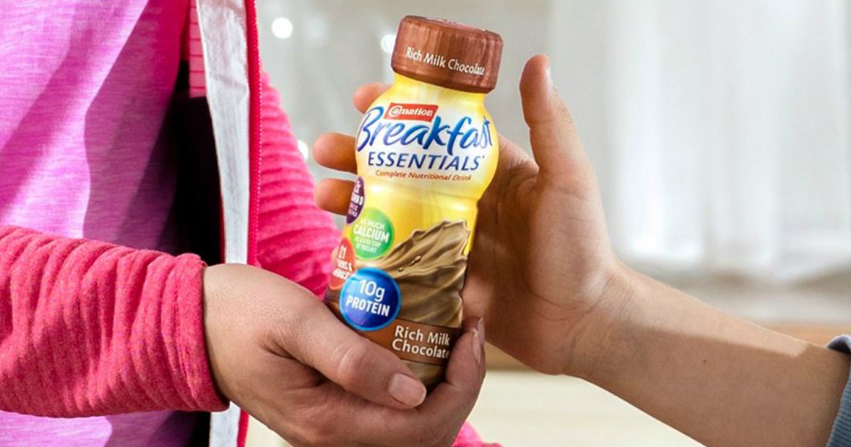 Amazon Carnation Breakfast Essentials 8oz Bottles 24 Pack Only 9.78