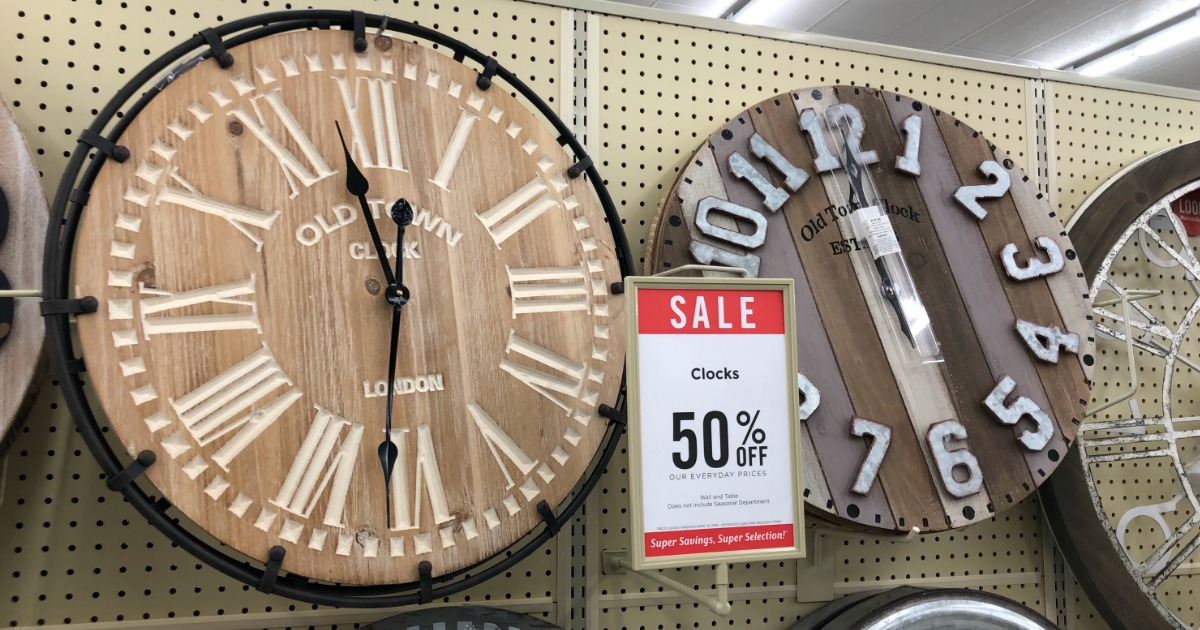 50 Off Home Decor at Hobby Lobby (Mirrors, Clocks & More)