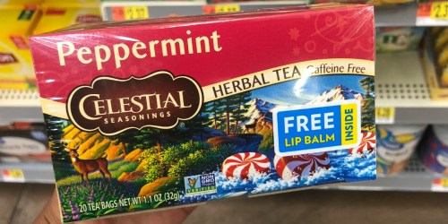 New $1/2 Celestial Seasonings Tea Coupon + Possible FREE Lip Balm