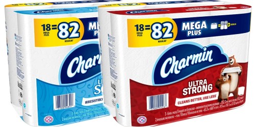 Charmin Toilet Paper MEGA Plus Rolls 18-Count Just $15.07 Each Shipped After Target Gift Card