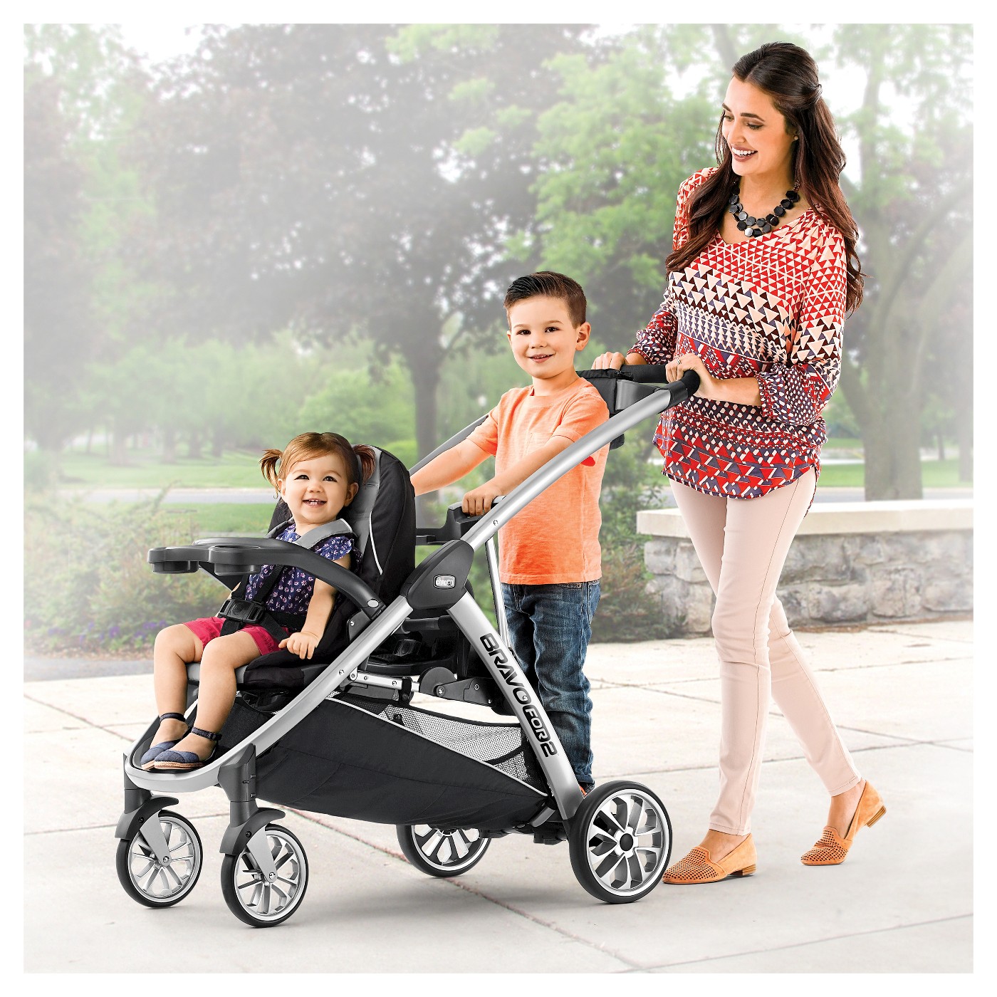 target chicco double stroller