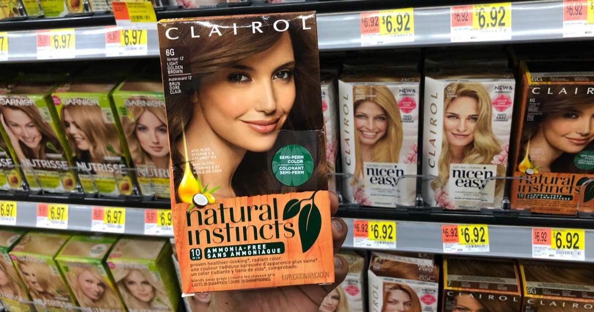 6 Worth Of New Clairol Coupons Hair Color Only 1 42 After Cash Back At Walmart Hip2save