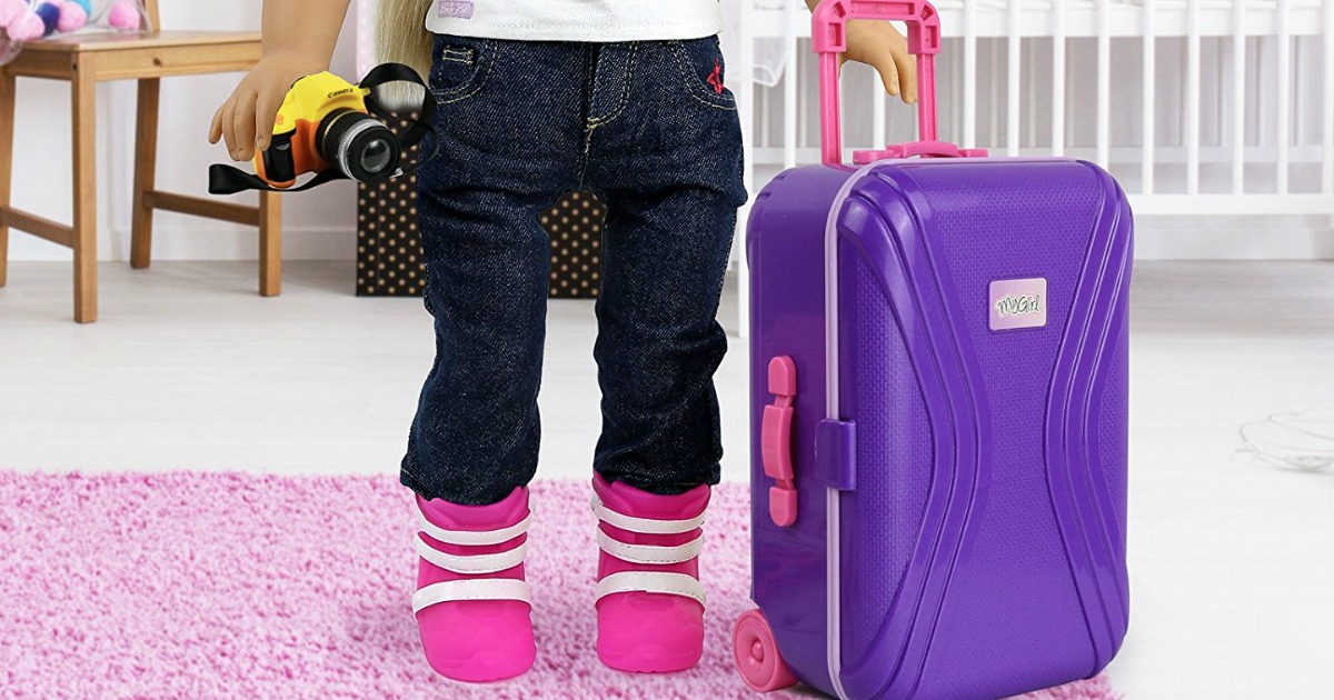 american doll suitcase set