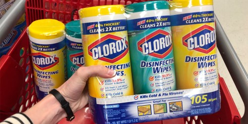 Clorox Wipes As Low As $1.18 Per Canister at Target