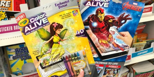 Crayola Color Alive Activity Books ONLY $1 at Dollar Tree
