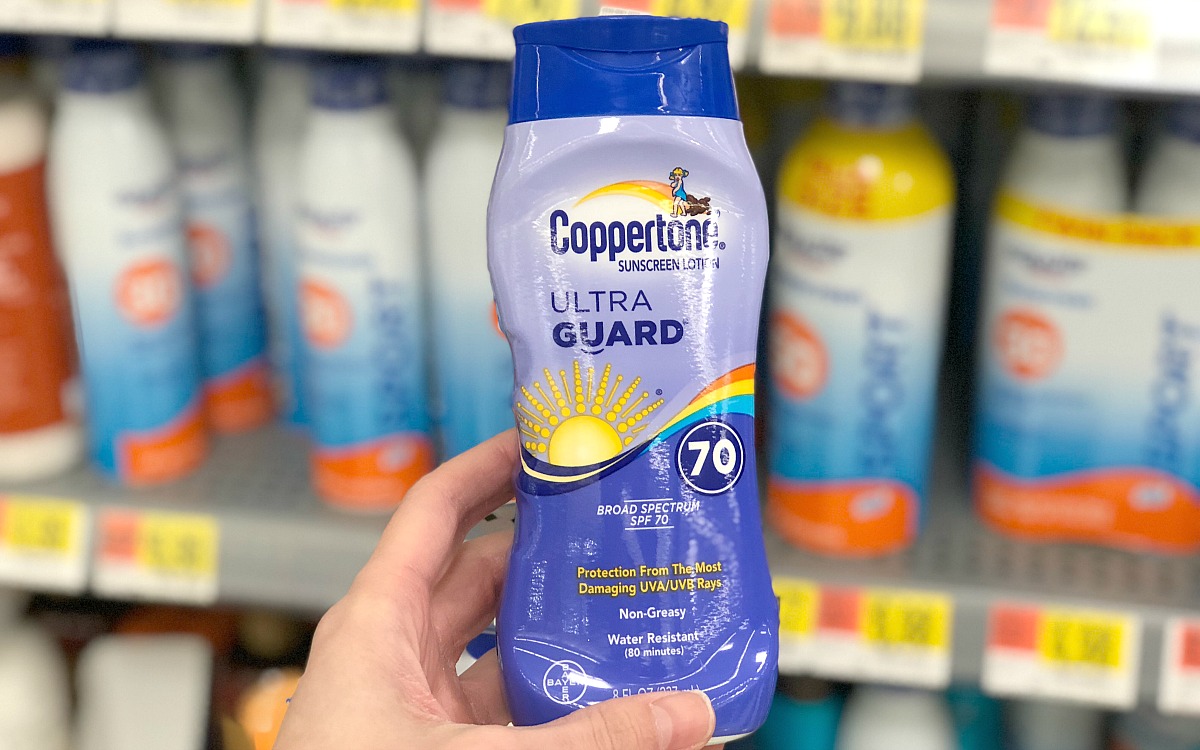 coppertone ultra guard spf 70 sunscreen at walmart