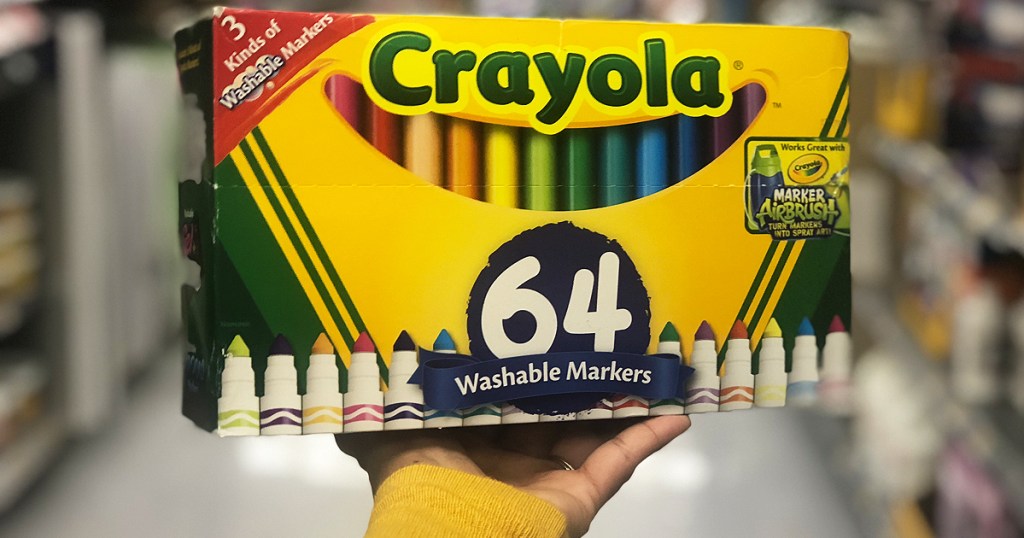 Crayola Washable Markers 64-Count $15!