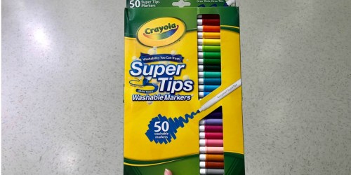 Michaels: Crayola Washable Markers 50-Count Only $4 Shipped + More