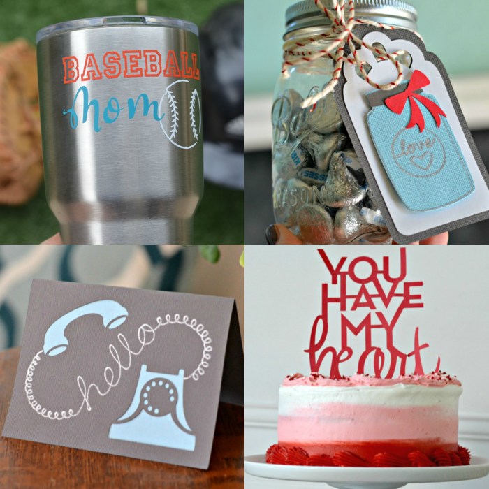 Cricut makes so many fun things, from cards, to cake toppers, and cup decals.