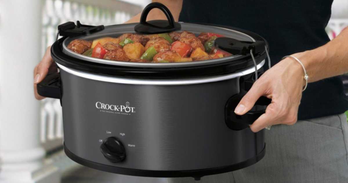 Best Buy: Crock-Pot 5 Quart Cook & Carry Slow Cooker Only $17.49 (Regularly  $35)