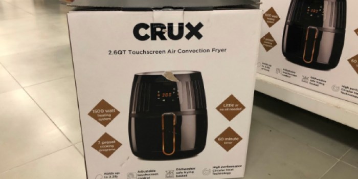 Crux Touchscreen Convection Air Fryer Only $49.99 Shipped (Regularly $115)