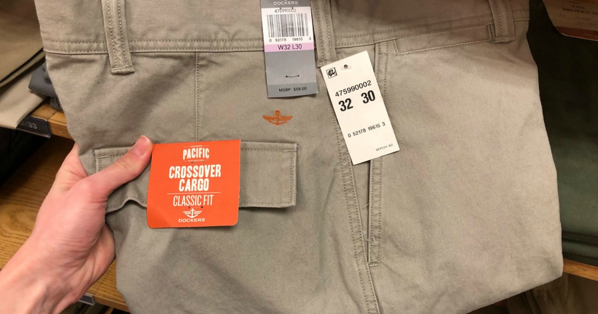 Dockers Crossover D3 Classic Fit Flat Front Cargo Pants 58  Kohls   Lookastic